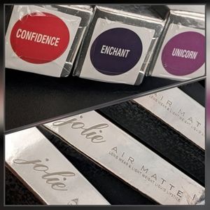 Jolie Beauty Air Matte Liquid Lipstick - Colorful Trio! Holographic Boxes!